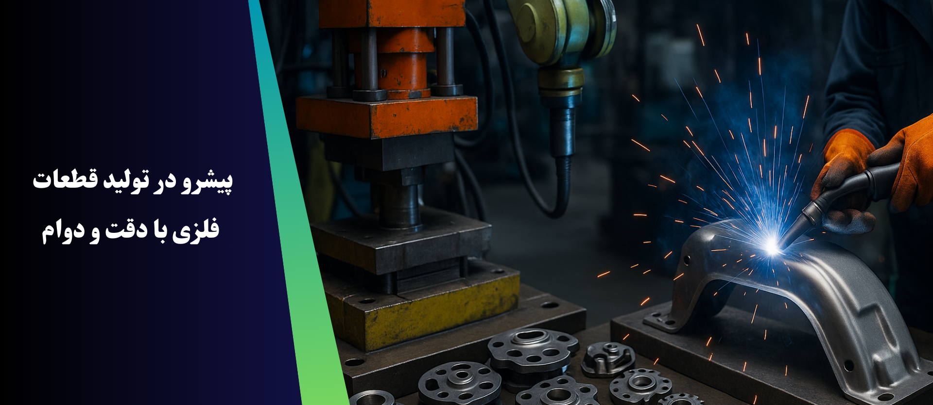 تخصص در مجموعه سازی قطعات فلزی