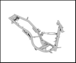 طراحی و تولید شاسی موتورسیکلت